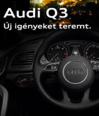 Pushdown extra - Audi Q3-as kampány