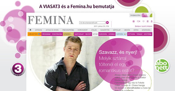 A Viasat3-mal és az Abonettel közös nyári Pasimustra kampányunk során online, TV-ben és outdoor megjelenésekkel is népszerűsítettük a csatorna legnépszerűbb sorozatának férfi szereplőit. (2011 július)